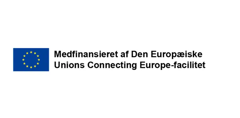 EU-logo Medfinanseret af den Europæiske Unions Connecting Europa-facilitet